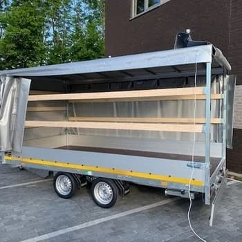 Remolque EDUARD con cubierta alta corredera, 2700 kg