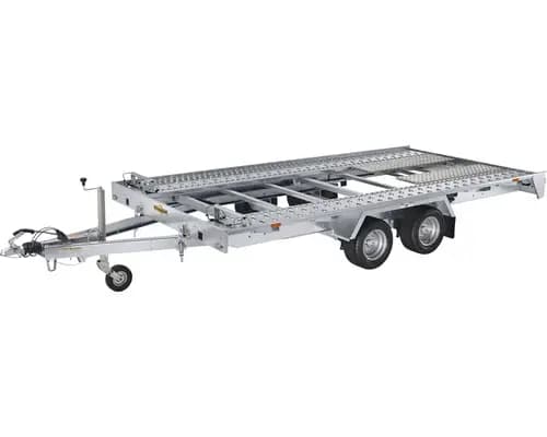 Remolque portacoches Humbaur, plataforma de transporte de 400 × 214 cm – Carga útil 2140 kg
