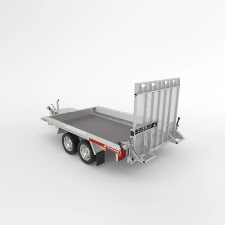 Remolque portamaquinaria Temared BUILDER-3 4018/3 S de 3,5 toneladas – PBV 3500 kg