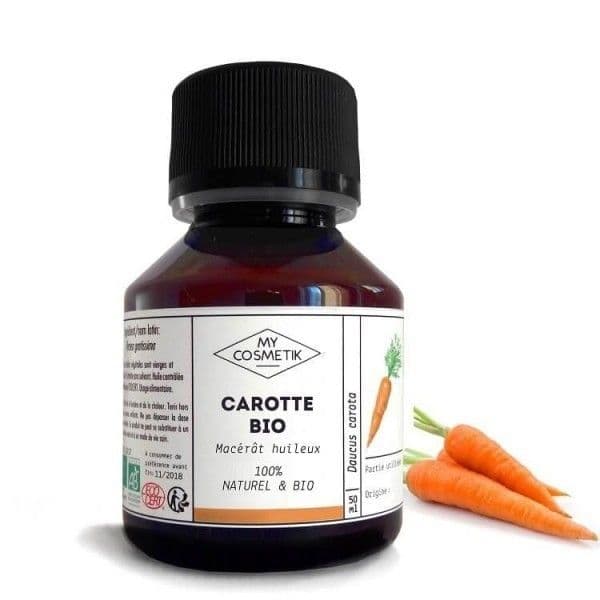 Macérât huileux de Carotte - 100 ml - MyCosmetik