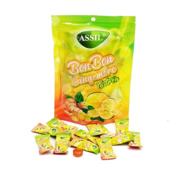 Bonbons Gingembre Citron de 125g - ASSIL