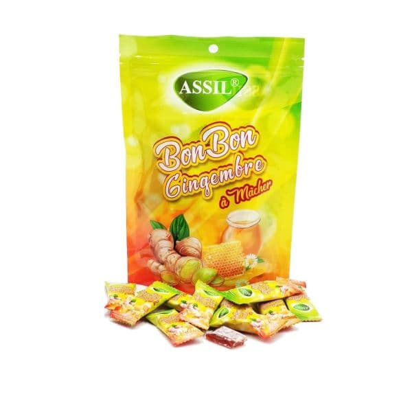 Bonbons Gingembre à Mâcher de 100g - ASSIL