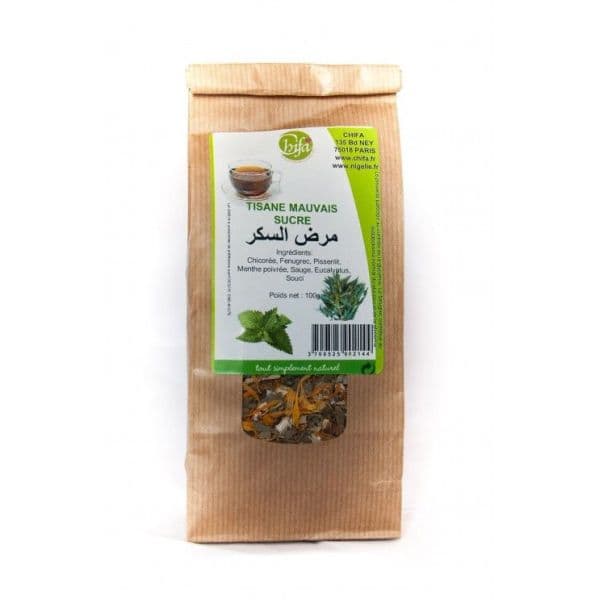 Tisane Mauvais Sucre 100g - 100% naturelle - Chifa