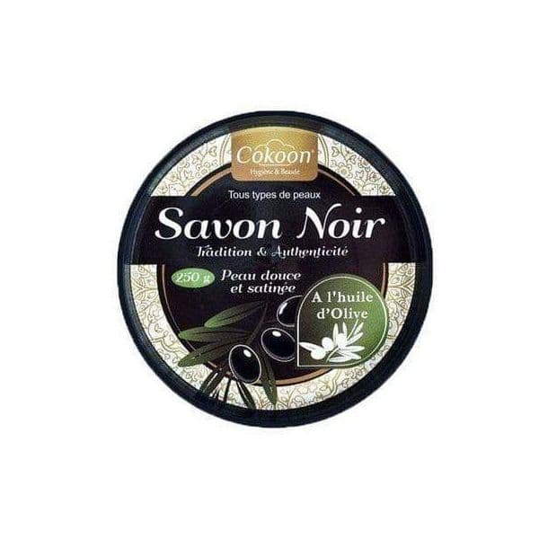 Savon noir à l'Huile d'Olive pour visage et corps 250g - Cokoon