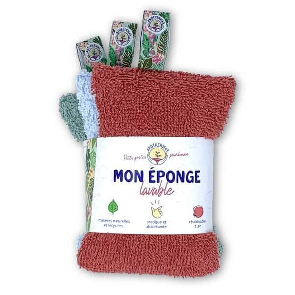 Éponges lavables Bio et écologiques – Lot de 3 - ANOTHERWAY