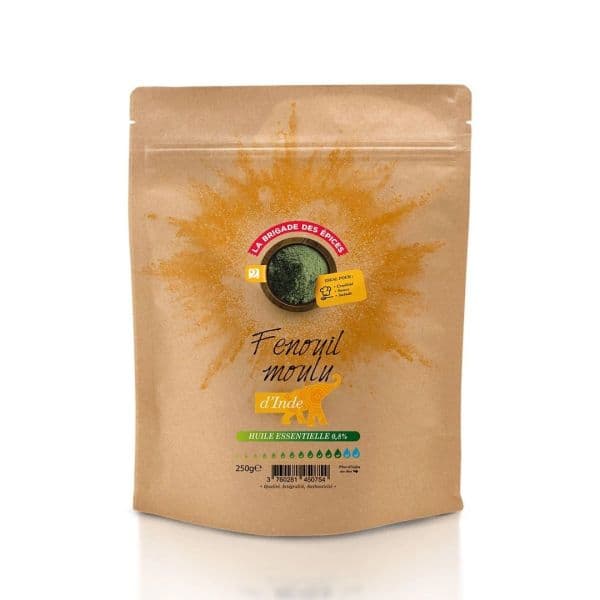 Fenouil en poudre d'Inde 250g - La Brigade des Épices