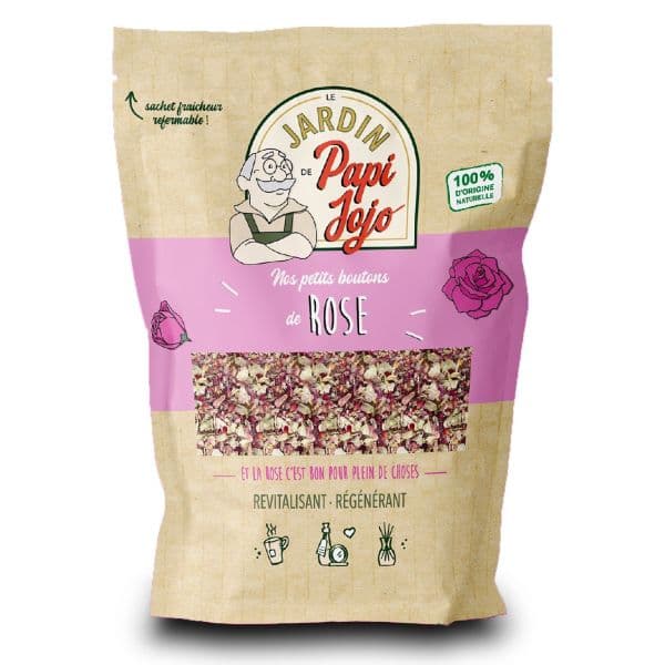 Fleur de Rose (Rosa) - 100% Naturelle - 10g - Le Jardin de Papi Jojo