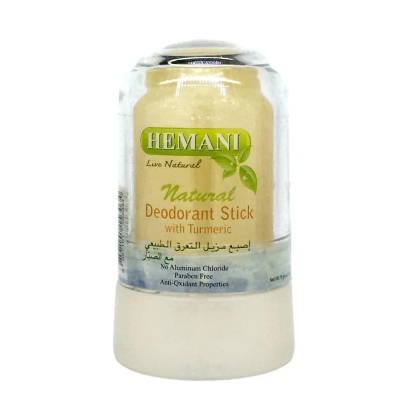 Pierre d'Alun au Curcuma - 60g - Déodorant 100% Naturel & Écologique - Hemani