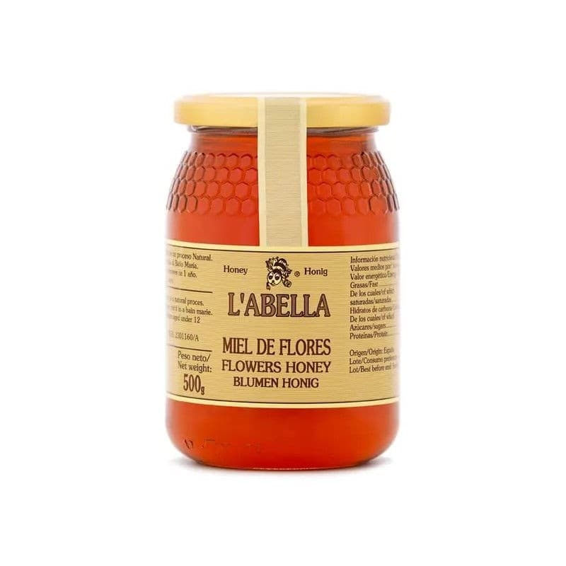 Miel de Fleurs pur et cru - 500g à 3kg - L'ABELLA MEL 500g