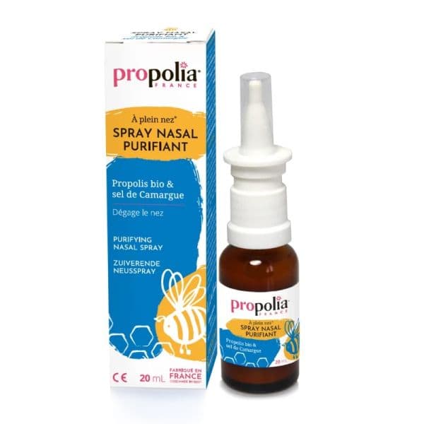 Spray Nasal à base de Propolis Bio & Sel de Camargue - 20ml - Propolia