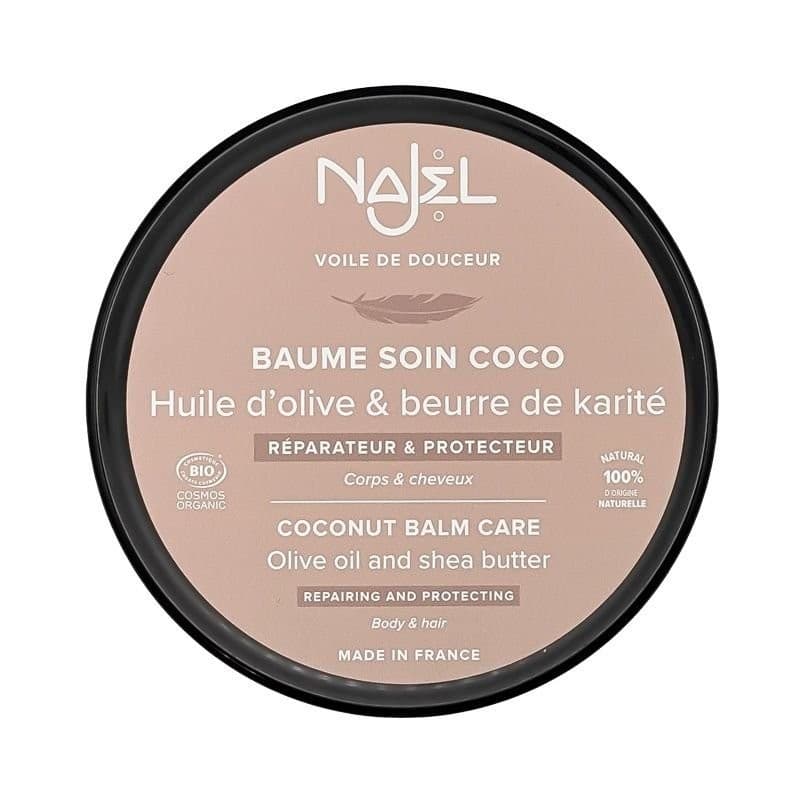 Baume Soin Coco Bio - Huile d'Olive et Karité - 100g - Najel