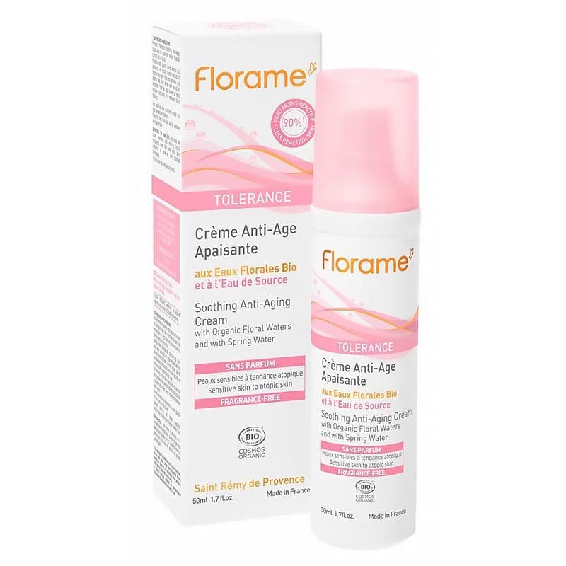 Crème Anti-Âge Apaisante Bio – 50 ml – Florame