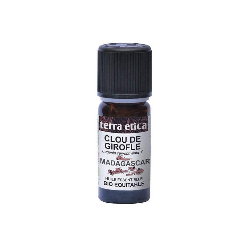 Huile essentielle de clou de girofle BIO (AB) 10 ml - Terra Etica