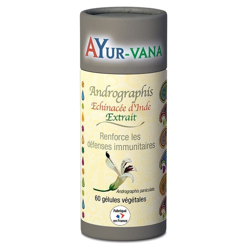 Andrographis (Echinacée d'Inde) - 60 gélules - Ayur-Vana