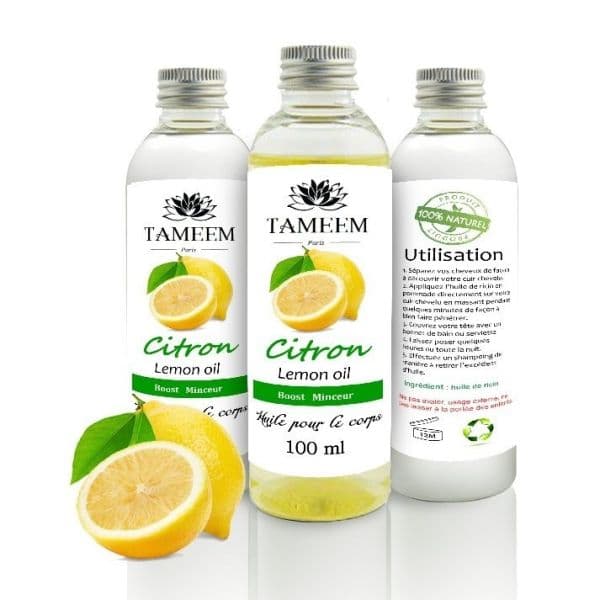 Huile de Citron (Lemon Oil) - 100% Naturelle - 100 ml - Tameem