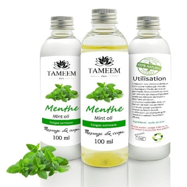 Huile de Menthe (Mint Oil) - 100% Naturel - 100 ml - Tameem