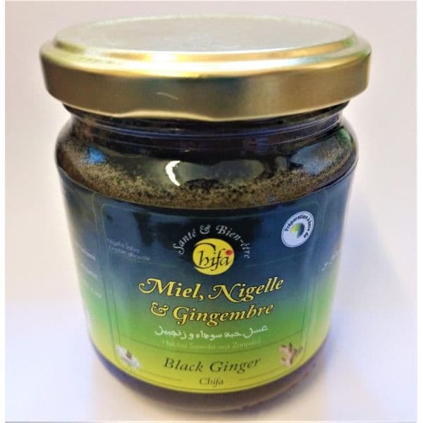 Miel et Nigelle, Gingembre - 250g - Chifa