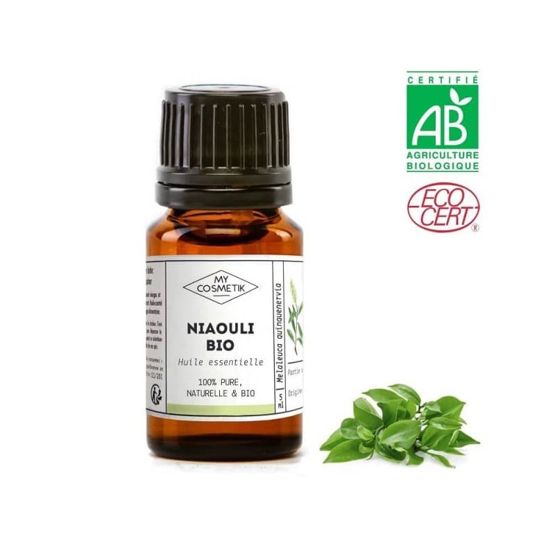 Huile essentielle de Niaouli BIO (AB) 10 ml - MyCosmetik