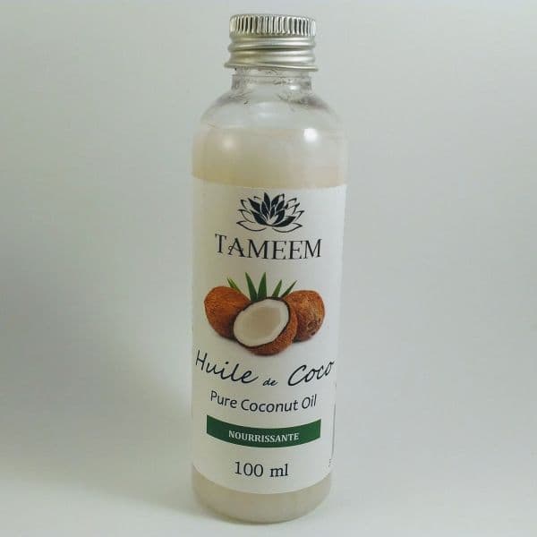 Huile de Coco (Coconut Oil) - 100 ml - 100% Naturelle - Tameem