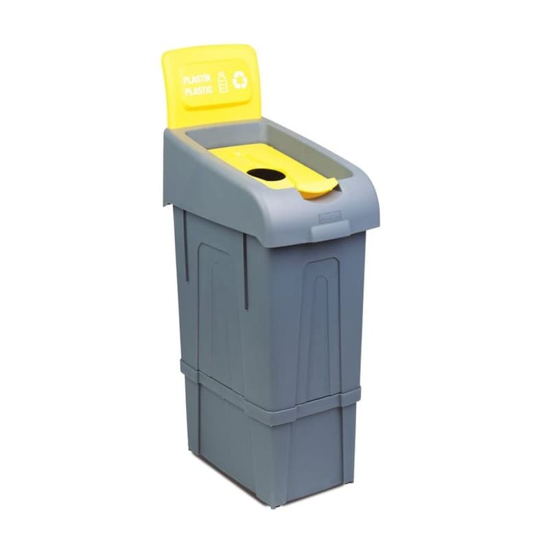 POUBELLE TRI PLASTIQUE COMBISTEEL