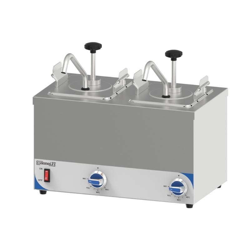 Pompe à sauce chauffante double CASSELIN