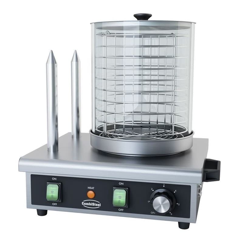 MACHINE À HOT DOG AVEC 2 PLOTS COMBISTEEL