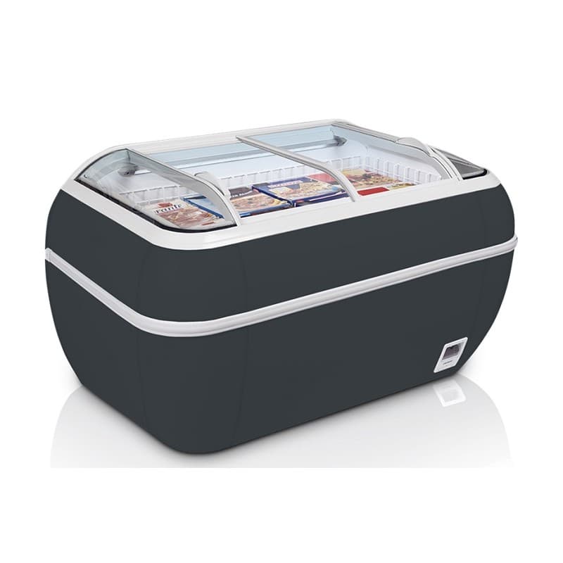 Congélateur de supermarché gris 334L TEFCOLD