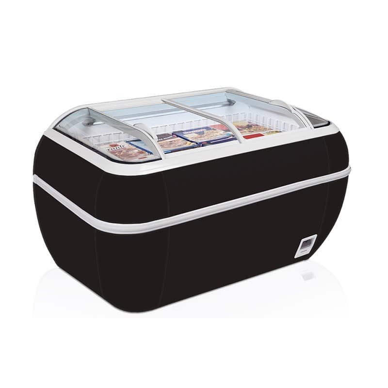 Congélateur de supermarché noir 334L TEFCOLD