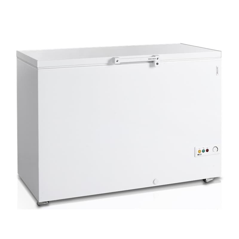 Congélateur blanc 377 L porte pleine TEFCOLD