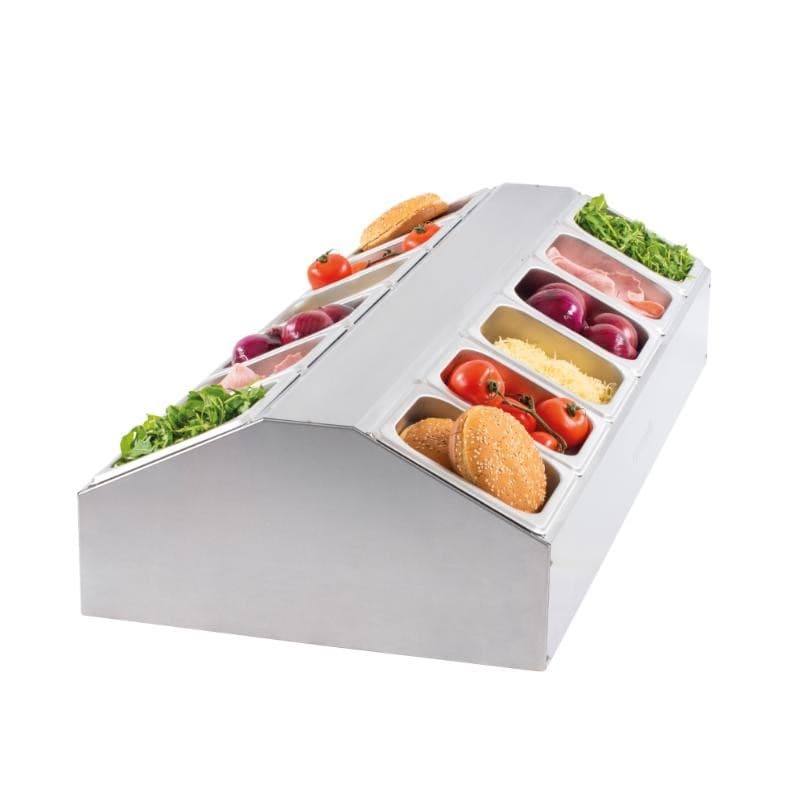 Support pour 12 bacs GN 1/6 - central CASSELIN