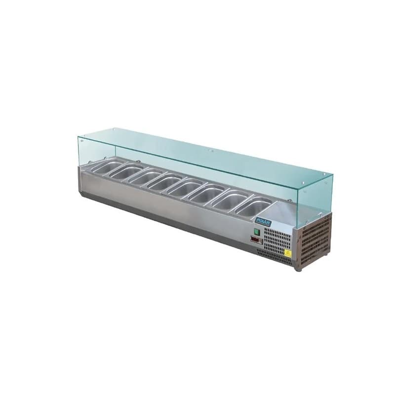 Vitrine réfrigérée 8 bacs GN1/3 CORECO