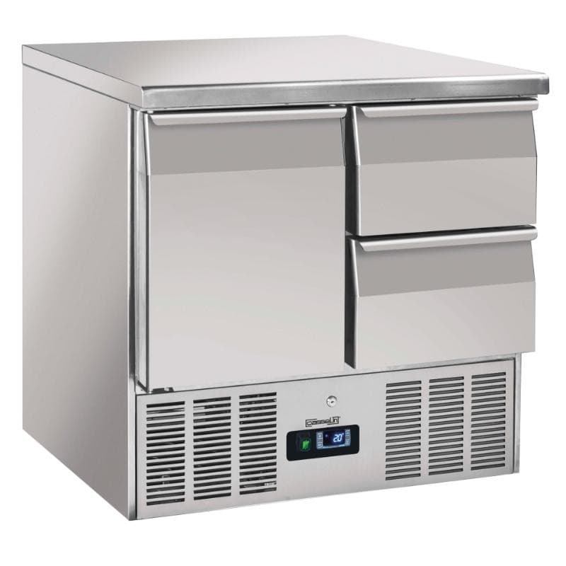 Saladette 2 tiroirs 1 porte GN 1/1 CASSELIN