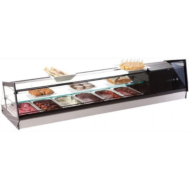 Vitrine à tapas réfrigérée 6 bacs SAYL