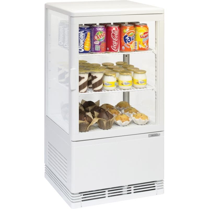 Mini vitrine réfrigérée positive 58L Blanche CASSELIN