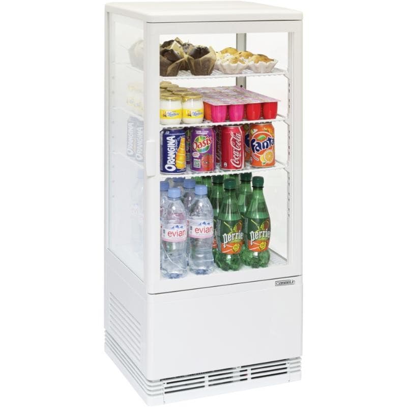 Mini vitrine réfrigérée positive 78L Blanche CASSELIN