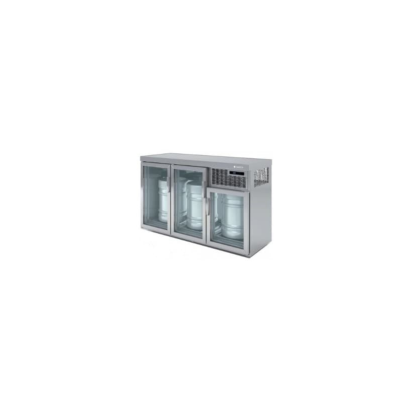 Refroidisseur de barils avec 3 portes vitrees CORECO