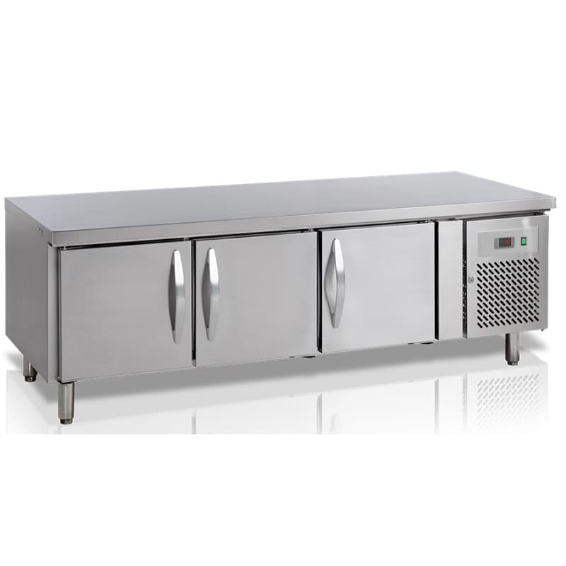 Sous-comptoir GN1/1 - 3 portes TEFCOLD