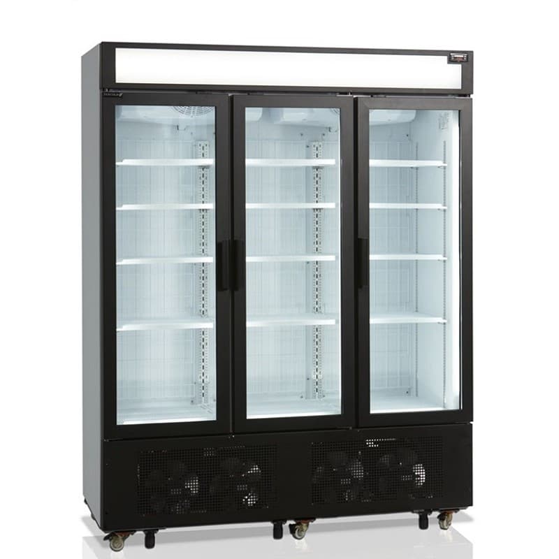Congélateur vitré à 3 portes - 891L TEFCOLD