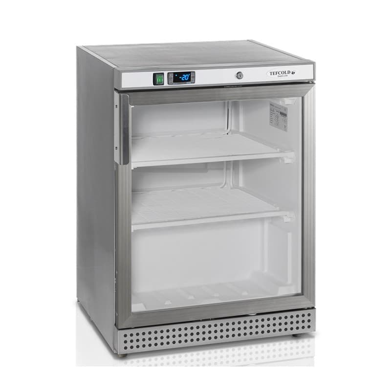 Congélateur vertical de vitrine 120L TEFCOLD