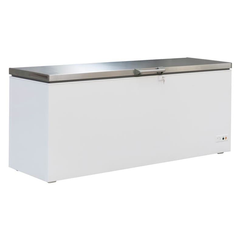 CONGÉLATEUR BAHUT COUVERCLE EN INOX 635 L COMBISTEEL