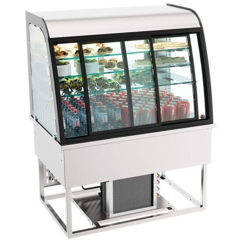 DROP-IN KOELVITRINE 200L SCHUI COMBISTEEL