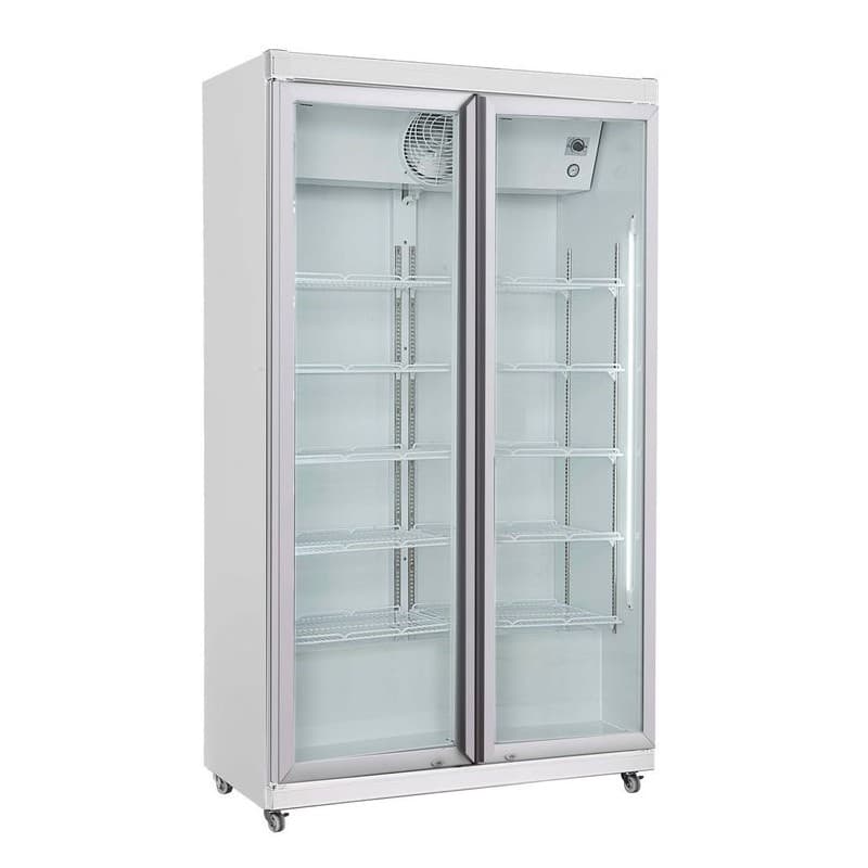 RÉFRIGÉRATEUR 2 PORTES EN VERRE AVL-785R COMBISTEEL