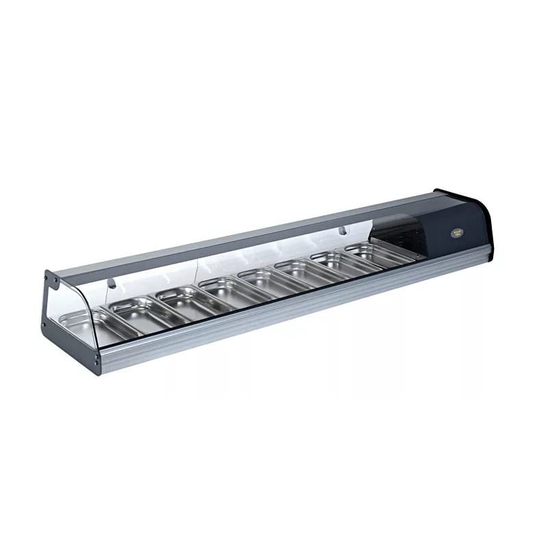 Vitrine à tapas 8 bacs GN 1/3 ROLLER GRILL