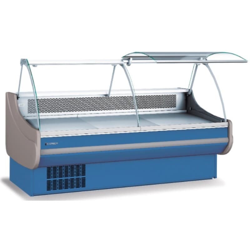 Vitrine refrigeree avec vitre relevable CORECO