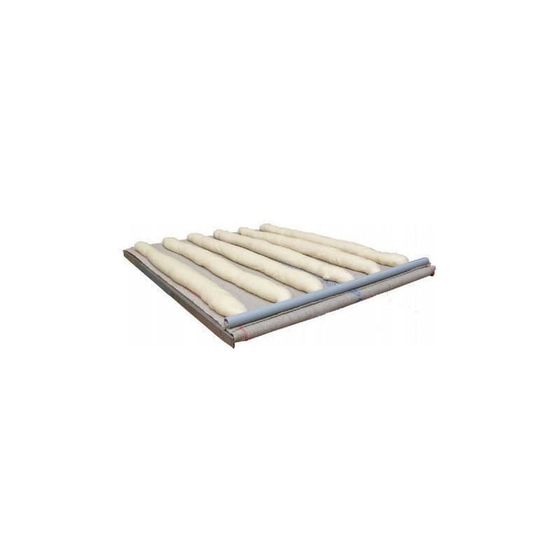 Grille inox avec toile 805x800mm