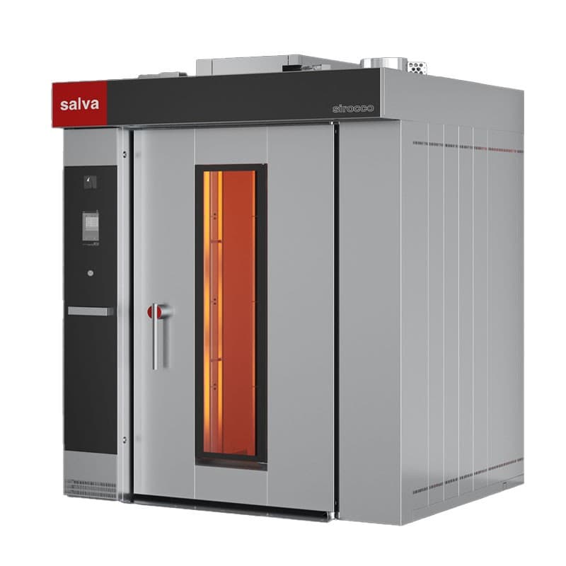 Four rotatif à Gaz chariot 800x1000mm SALVA