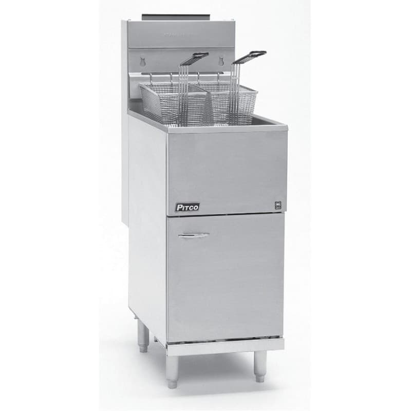Friteuse haut rendement Gaz 16-18kg PITCO