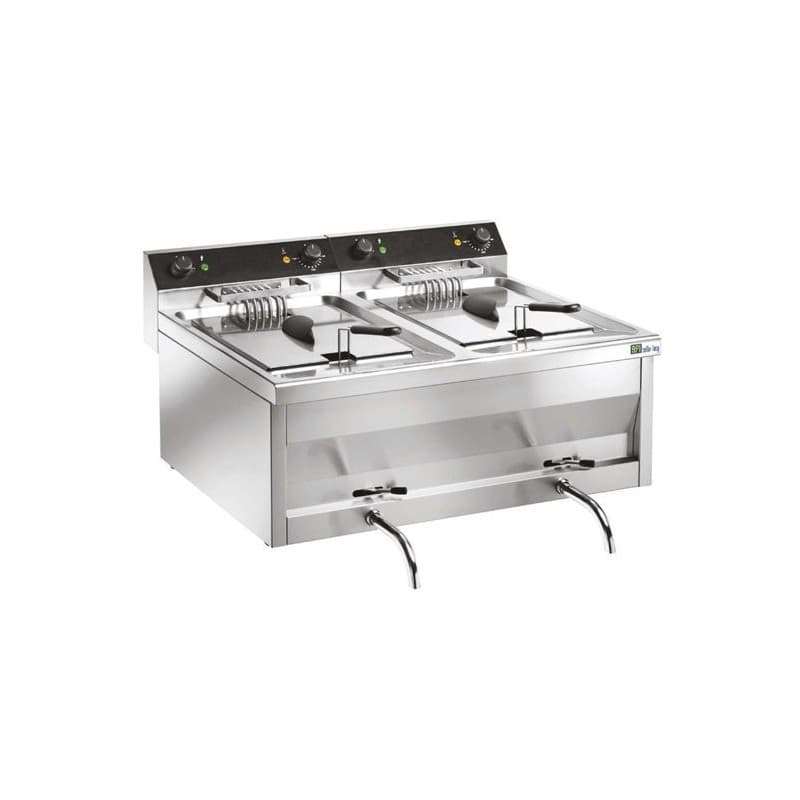 Friteuse Électrique 24L Double à poser Tri 400V AFI