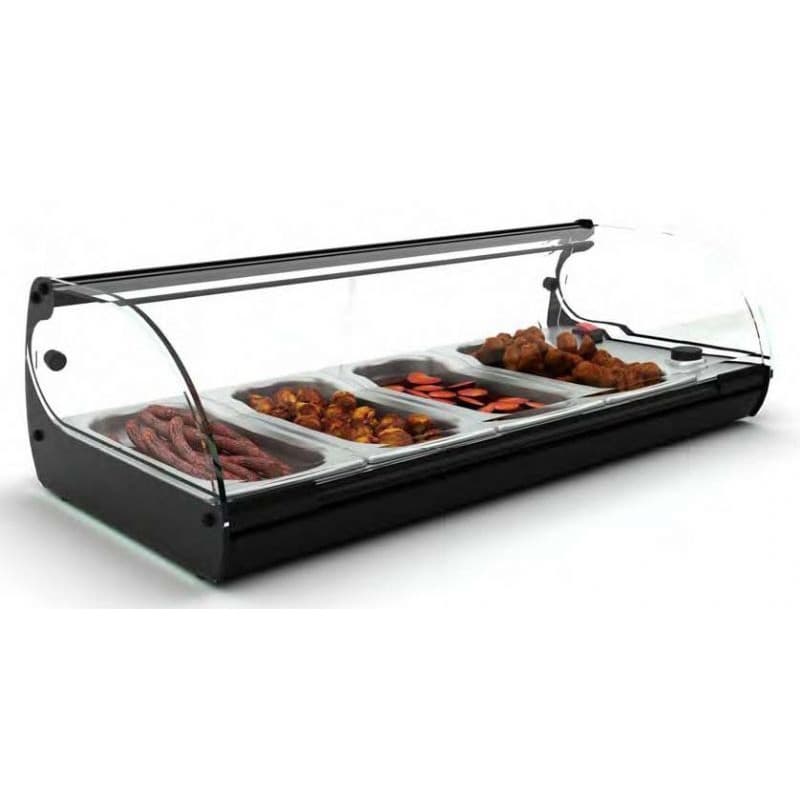 Vitrine bain-marie à poser 4 GN1/3 SAYL