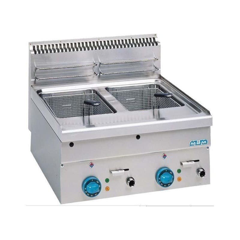 Friteuse gaz à poser 2x8 L MBM